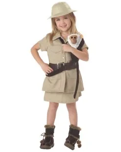 Zoo Keeper Girl Child Costume