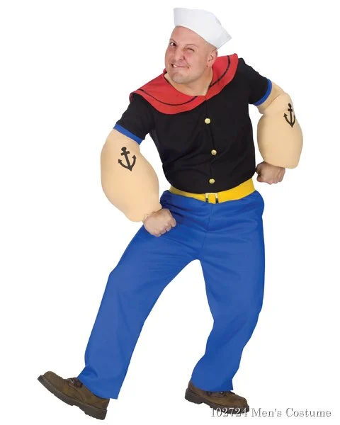 Popeye Costume For Adult 3 Popeye Costume For Adult