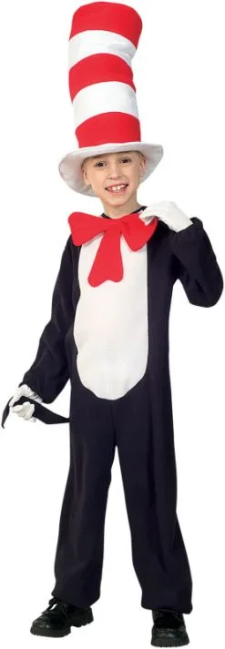 Cat In The Hat Child-Movie Style Costume