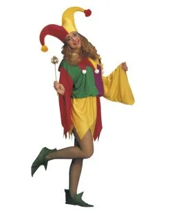 Kings Jester Costume For Adult