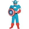 Captain America Deluxe Muscle Child Costume 1 Captain America Deluxe Muscle Child Costume -Mens Costumes Sales Store 17059