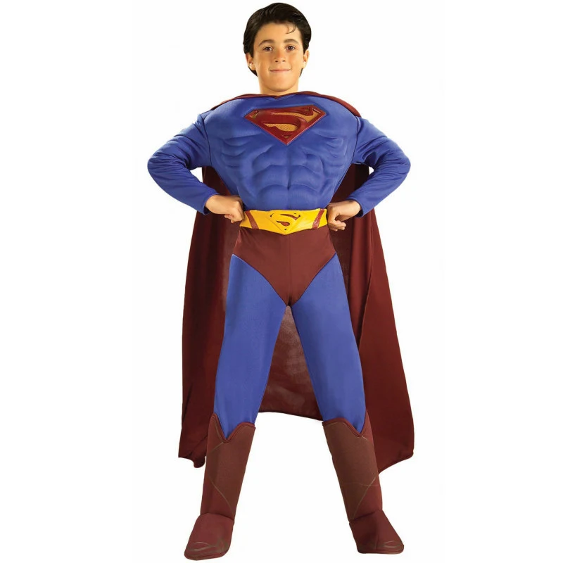 Superman Returns Deluxe Muscle Chest Child Costume 3 Superman Returns Deluxe Muscle Chest Child Costume
