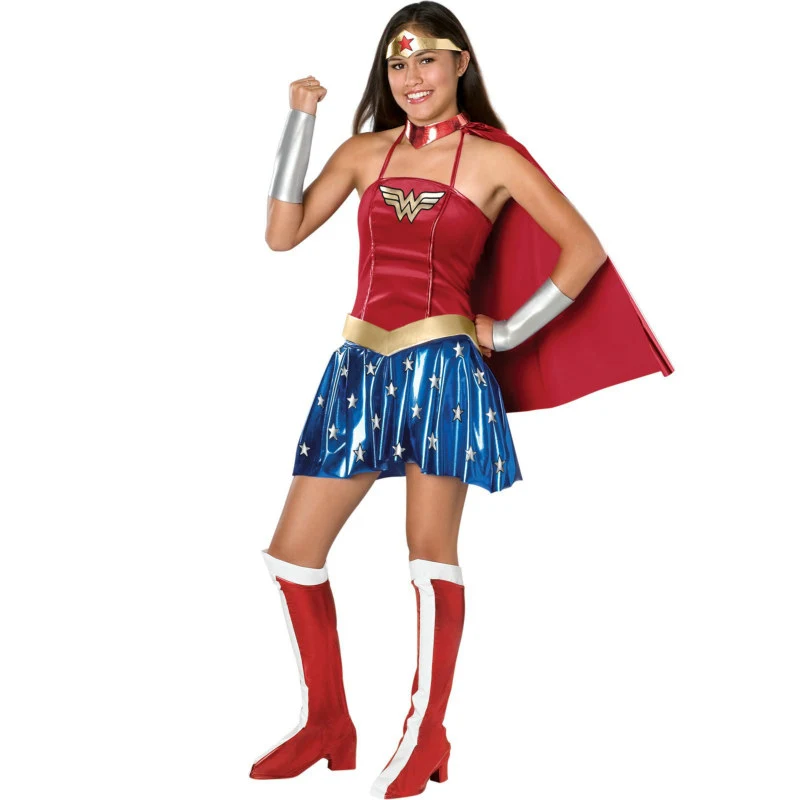 Justice League DC Comics Wonder Woman Teen Costume 3 Justice League DC Comics Wonder Woman Teen Costume