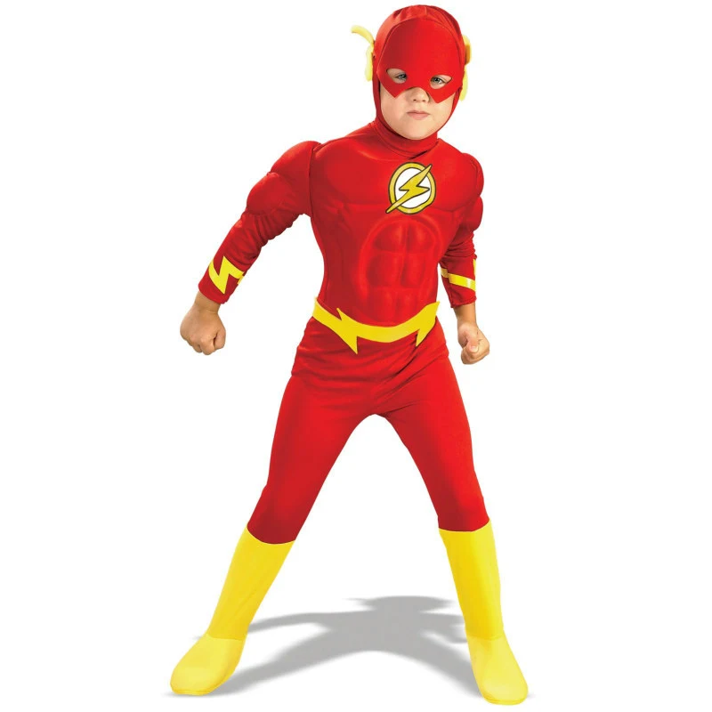 DC Comics The Flash Muscle Chest Deluxe Toddler/Child Costume 3 DC Comics The Flash Muscle Chest Deluxe Toddler/Child Costume