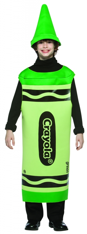 Green Crayola Crayon Costume 3 Green Crayola Crayon Costume