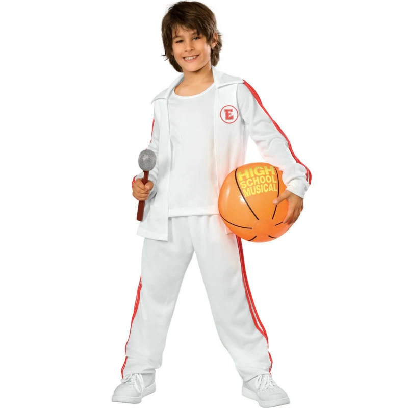 High School Musical Troy Warm-Up Jersey Set Child Costume 3 High School Musical Troy Warm-Up Jersey Set Child Costume