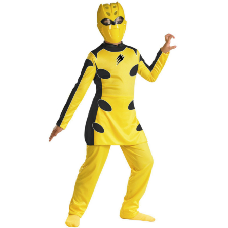 Power Rangers Jungle Fury Yellow Ranger Child Costume 3 Power Rangers Jungle Fury Yellow Ranger Child Costume