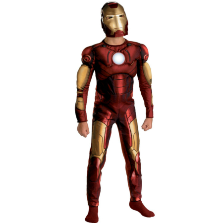 Iron Man 2008 Movie Muscle Chest Child Costume 3 Iron Man 2008 Movie Muscle Chest Child Costume