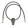 Corded Skull Necklace