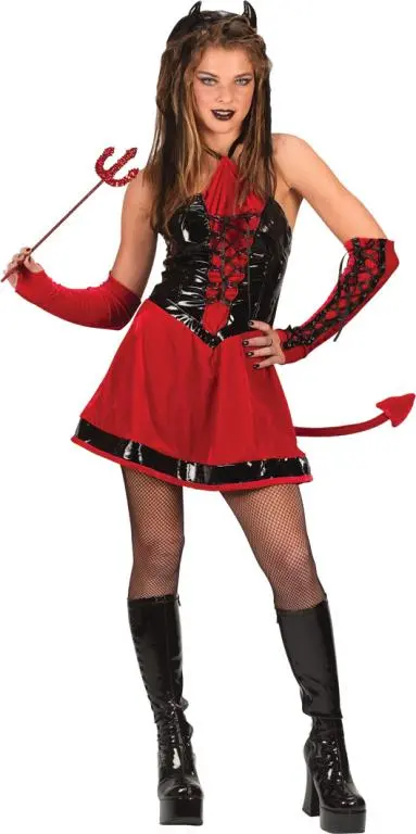 Devil Corset Teen Costume 3 Devil Corset Teen Costume