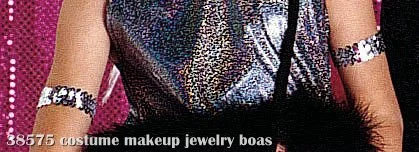 Silver Sequin Child Armbands 3 Silver Sequin Child Armbands