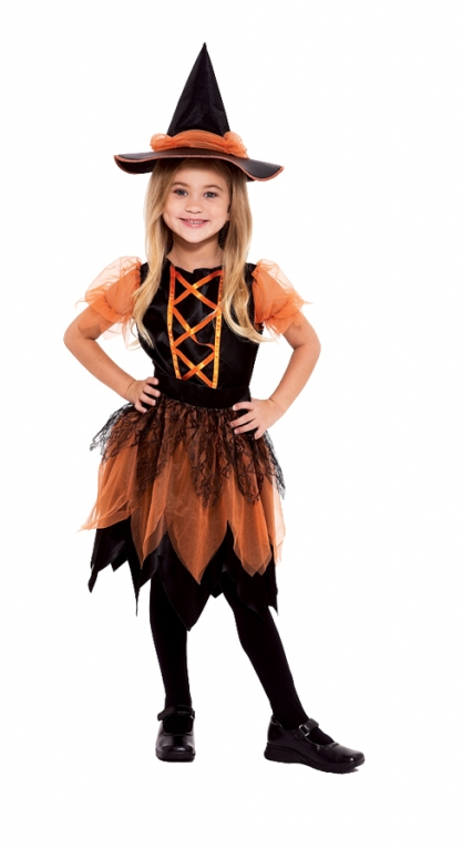 Pumpkin Patch Witch Child Costume Medium 3 Pumpkin Patch Witch Child Costume Medium