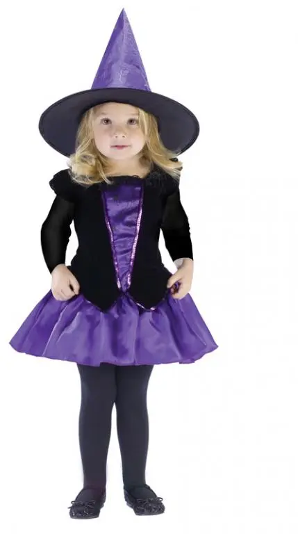 Lil Witch Elegant Toddler Costume 3 Lil Witch Elegant Toddler Costume