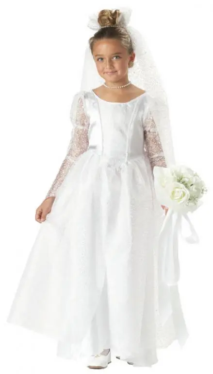 Blissful Bride Child Costume 3 Blissful Bride Child Costume