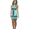 Sky Blue Crayola Crayon Womens Costume 1 Sky Blue Crayola Crayon Womens Costume -Mens Costumes Sales Store 4511 01RI