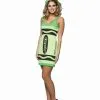 Screamin Green Crayola Crayon Womens Costume 1 Screamin Green Crayola Crayon Womens Costume -Mens Costumes Sales Store 4511 04RI