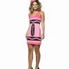 Tickle Me Pink Crayola Crayon Womens Costume 1 Tickle Me Pink Crayola Crayon Womens Costume -Mens Costumes Sales Store 4511 05RI