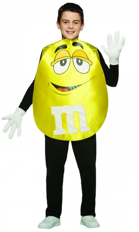 Yellow M&M Costume 3 Yellow M&M Costume