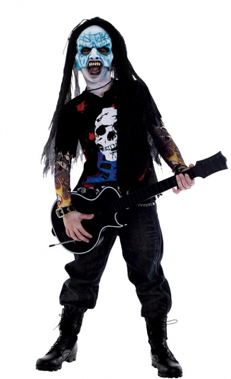 Zombie Rocker Child Costume 7-8 3 Zombie Rocker Child Costume 7-8