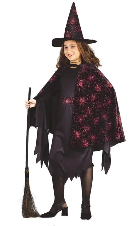 Witch Glitter Chip Child Costume 3 Witch Glitter Chip Child Costume