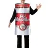 Old Milwaukee Beer Can Adult Costume 2 Old Milwaukee Beer Can Adult Costume -Mens Costumes Sales Store 4810RI