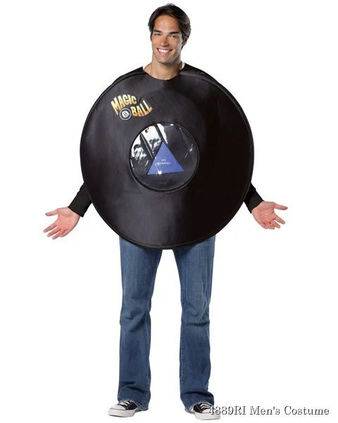 Magic 8 Ball Adult Costume 3 Magic 8 Ball Adult Costume