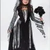 Black Rose Bride Child Costume