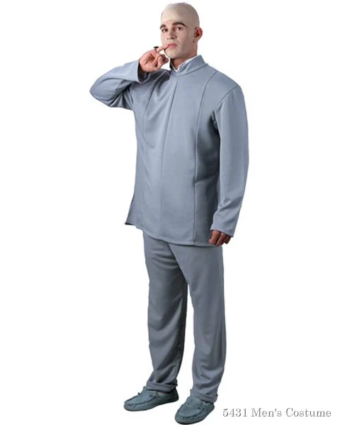 Dr. Evil Deluxe Costume For Adult 3 Dr. Evil Deluxe Costume For Adult
