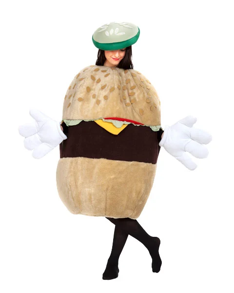 Deluxe Cheeseburger Adult Unisex Costume 3 Deluxe Cheeseburger Adult Unisex Costume
