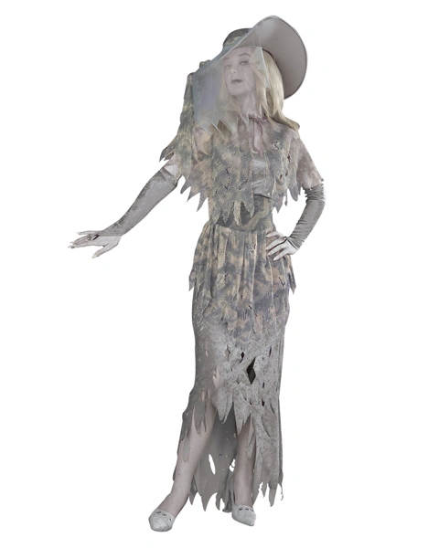 Ghostly Gal Costume For Adult 3 Ghostly Gal Costume For Adult