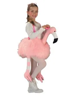 Flamingo Ride Costume For Child