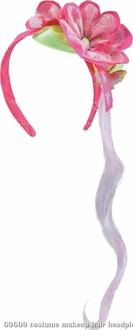 Barbie Thumbelina Child Tiara With Hair Extension 3 Barbie Thumbelina Child Tiara With Hair Extension