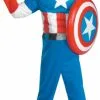 Captain America Muscle Toddler Costume 2 Captain America Muscle Toddler Costume -Mens Costumes Sales Store 60712