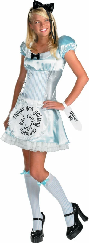 Alice In Wonderland Child/Teen Costume 3 Alice In Wonderland Child/Teen Costume