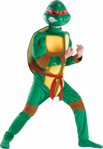 TMNT Raphael Classic Muscle Child Costume 3 TMNT Raphael Classic Muscle Child Costume