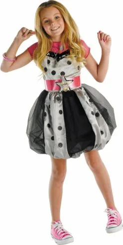 Hannah Montana (Pink With Polka Dots) Dress Child Costume