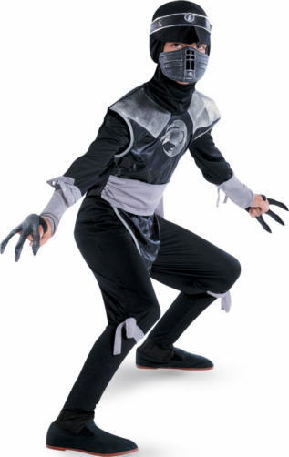 Shadow Ninjas Dark Raven Deluxe Child Costume 3 Shadow Ninjas Dark Raven Deluxe Child Costume