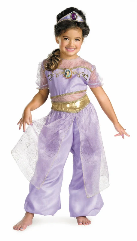 Aladdin Jasmine Deluxe Toddler/Child Costume 3 Aladdin Jasmine Deluxe Toddler/Child Costume