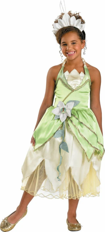 The Princess And The Frog Tiana Deluxe Toddler/Child Costume 3 The Princess And The Frog Tiana Deluxe Toddler/Child Costume