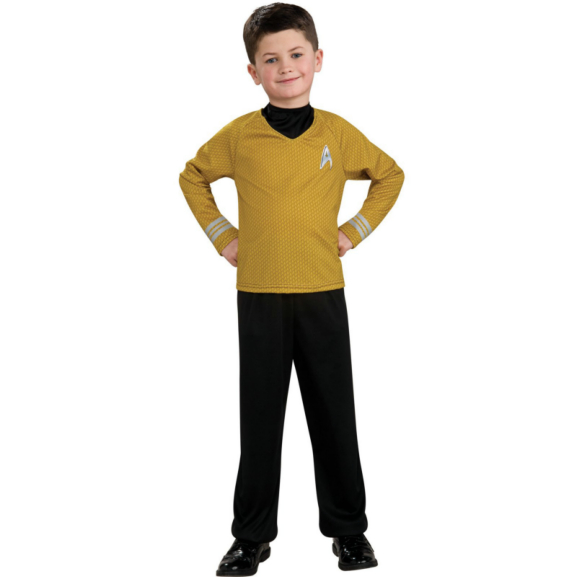 Star Trek Movie (Gold) Shirt Child Costume 3 Star Trek Movie (Gold) Shirt Child Costume