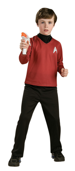 Star Trek Movie Deluxe (Red) Shirt Child Costume 3 Star Trek Movie Deluxe (Red) Shirt Child Costume