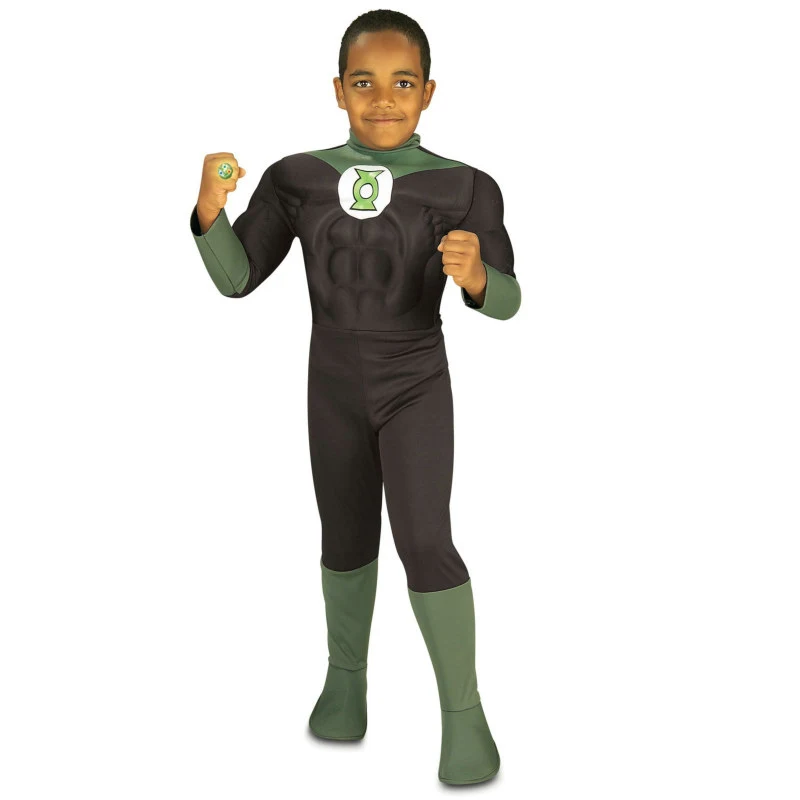 Muscle Chest Green Lantern Child Costume 3 Muscle Chest Green Lantern Child Costume