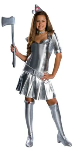 Wizard Of Oz Tin Woman Tween Costume