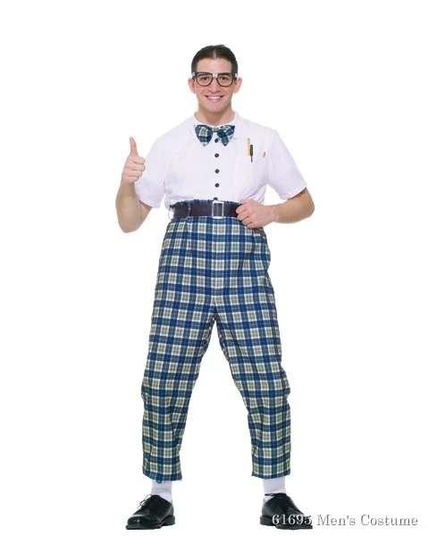 Adult Class Nerd Costume 3 Adult Class Nerd Costume