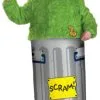 Sesame Street Oscar The Grouch Teen Costume -Mens Costumes Sales Store 61869