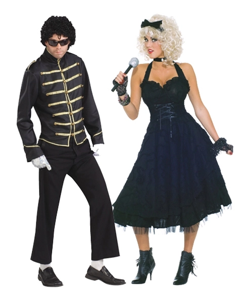 Material Girlie Adult Couples Costume 3 Material Girlie Adult Couples Costume
