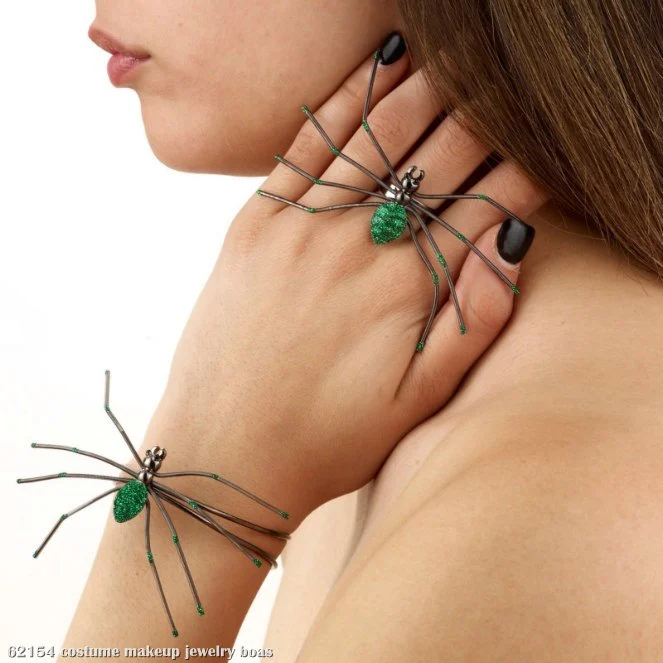 Spider Ring/Bracelet (Green) 3 Spider Ring/Bracelet (Green)
