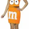 M&M Orange Tank Dress Teen Costume -Mens Costumes Sales Store 62915