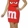 M&M Red Tank Dress Teen Costume -Mens Costumes Sales Store 62916