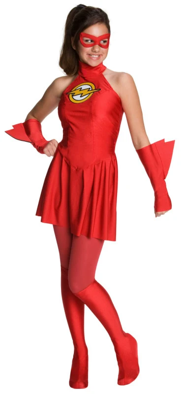 Girl Flash Child Costume 3 Girl Flash Child Costume